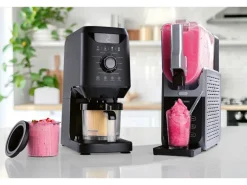 GOURMETmaxx Slush-Eismaschine FreezeUp 200 W Schwarz-Grau 2,8 l
