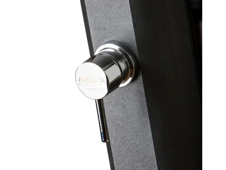 Gre Solardusche aus Aluminium 18 l Schwarz