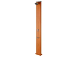 Gre Solardusche aus Aluminium 32 l Holzfarben