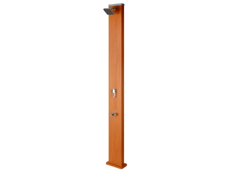 Gre Solardusche aus Aluminium 32 l Holzfarben