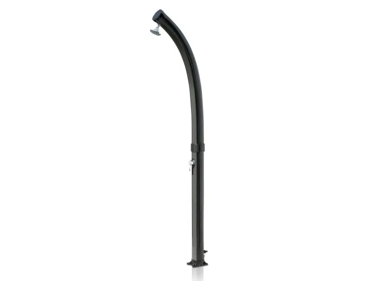 Gre Solardusche Gebogen aus PVC 22 l Schwarz