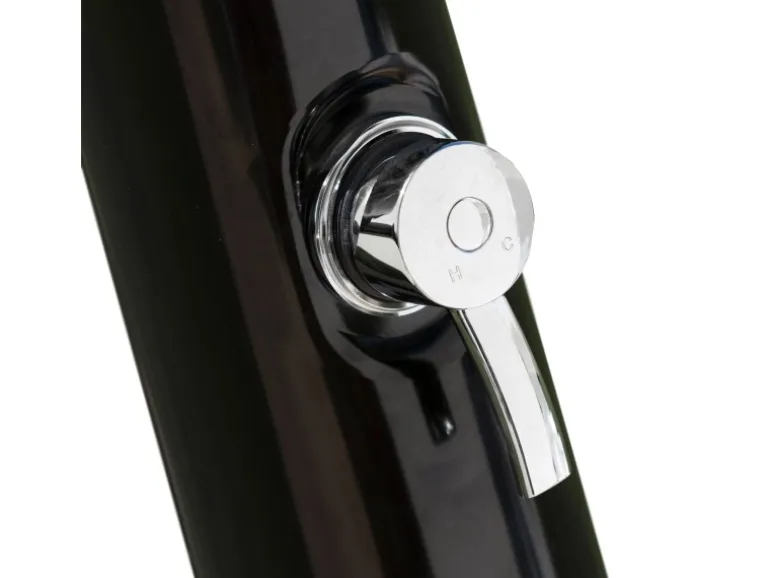 Gre Solardusche Gebogen aus PVC 22 l Schwarz