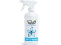 GreenHero Geruchsentferner Spray für Textilien, Schuhe etc. gegen Gerüche, Neutralisiert Gerüche