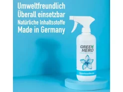 GreenHero Geruchsentferner Spray für Textilien, Schuhe etc. gegen Gerüche, Neutralisiert Gerüche