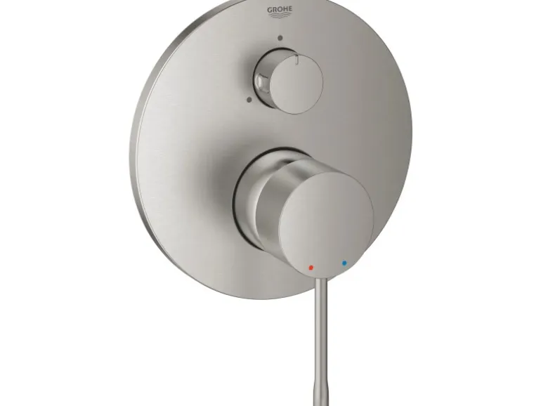 Grohe Einhandbatterie mit 3-Wege-Umstellung Essence Supersteel