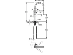 Grohe Einhand-Küchenarmatur Essence Chrom
