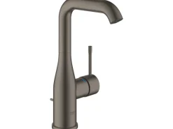 Grohe Einhand-Waschtischbatterie Essence L-Size Hard Graphite Gebürstet