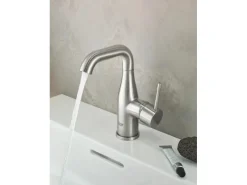 Grohe Einhand-Waschtischbatterie Essence M-Size Supersteel