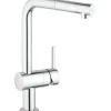 Grohe Elektronische Einhand-Küchenarmatur Minta Touch L-Auslauf