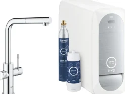 Grohe L-Auslauf Starter Kit Blue Home Chrom