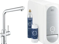 Grohe L-Auslauf Starter Kit Blue Home Chrom