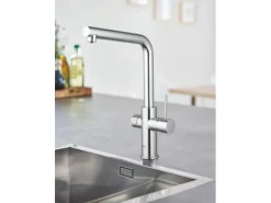 Grohe L-Auslauf Starter Kit Blue Home Chrom