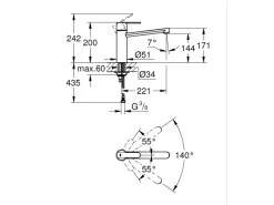 Grohe QuickFix Einhand-Spültischbatterie Get