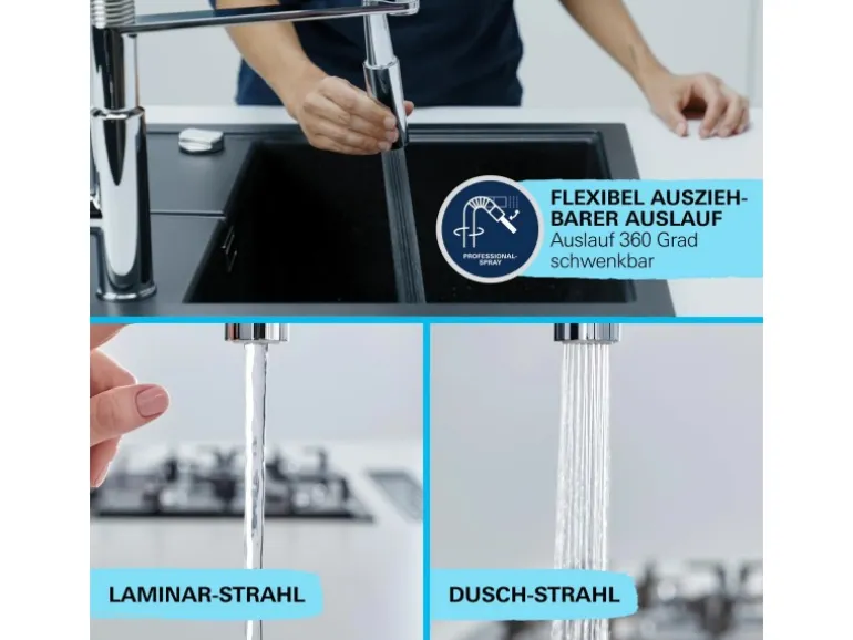 Grohe QuickFix Einhand-Spültischbatterie Get Chrom