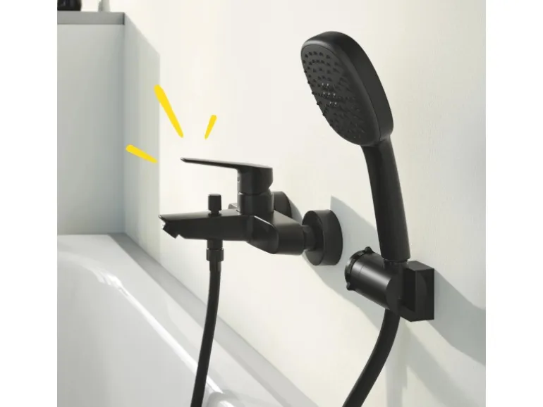 Grohe QuickFix Einhand-Wannenbatterie Start Schwarz