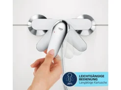 Grohe QuickFix Einhebel-Duscharmatur Start Alira Chrom Wandmontage