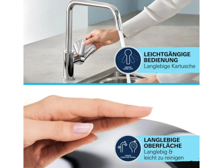 Grohe QuickFix Einhebel-Spültischarmatur Start Loop Chrom