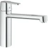 Grohe QuickFix Küchenarmatur Get Chrom Niederdruck mit schwenkbarem Rohrauslauf