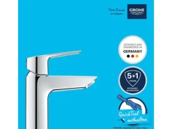 Grohe QuickFix Waschtischarmatur Start S-Size mit Energie-Spar-Funktion 1 1/4
