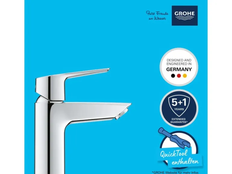 Grohe QuickFix Waschtischarmatur Start S-Size mit Energie-Spar-Funktion 1 1/4"