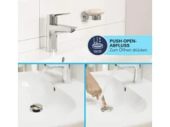 Grohe QuickFix Waschtischarmatur Start S-Size mit Energie-Spar-Funktion 1 1/4