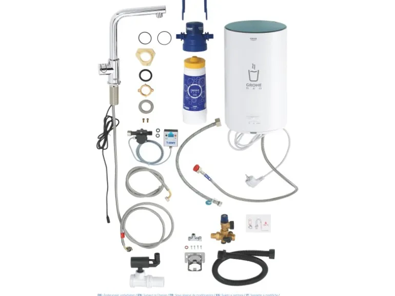 Grohe Standventil und Boiler Red Mono Größe-M Chrom