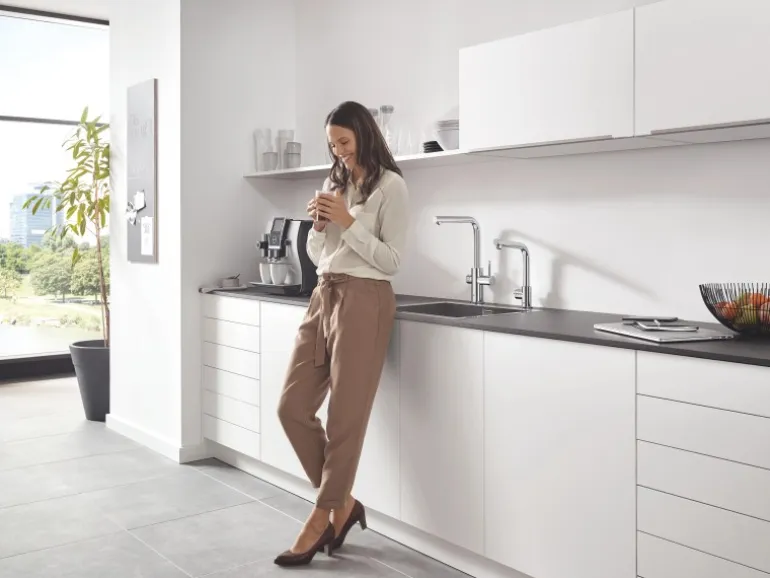 Grohe Standventil und Boiler Red Mono Größe-M Chrom
