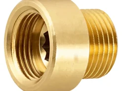 Hahnverlängerung 18,6 mm (Rp 1/2) x 21 mm (R 1/2) Messing 10 mm