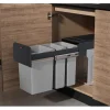 Hailo Einbau-Mülleimer EB-X Trio 28 l