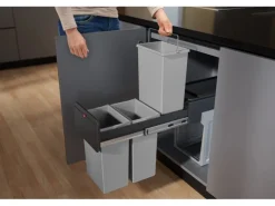 Hailo Einbau-Mülleimer EB-X Trio 30 l