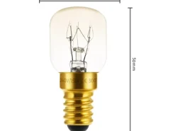 Halogen-Backofenlampe E14 Kapsel 15 W 50 lm Ø 2,2 cm x 5 cm
