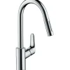 Hansgrohe Einhebel-Küchenmischer mit Ausziehbrause M4116-H240 Chrom