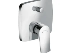 Hansgrohe Einhebel-Wannenmischer Metris Unterputz m. Sicherungskombination Chrom