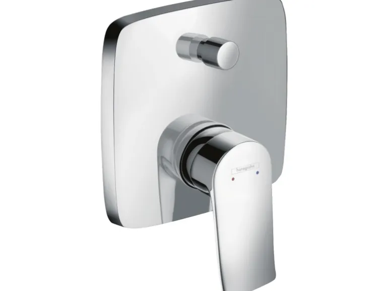 Hansgrohe Einhebel-Wannenmischer Metris Unterputz m. Sicherungskombination Chrom