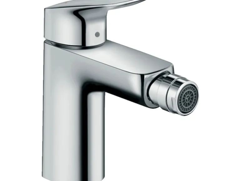 Hansgrohe Logis Einhebel-Bidetmischer 100 mit Zugstangen-Ablaufgarnitur Chrom
