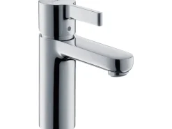 Hansgrohe Metris S Einhebel-Waschtischmischer 100 Zugstangen-Ablaufgarnitur Chr.