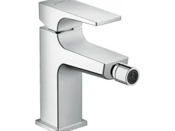 Hansgrohe Metropol Einhebel-Bidetmischer mit Hebelgriff und Push-Open Ablaufgarn