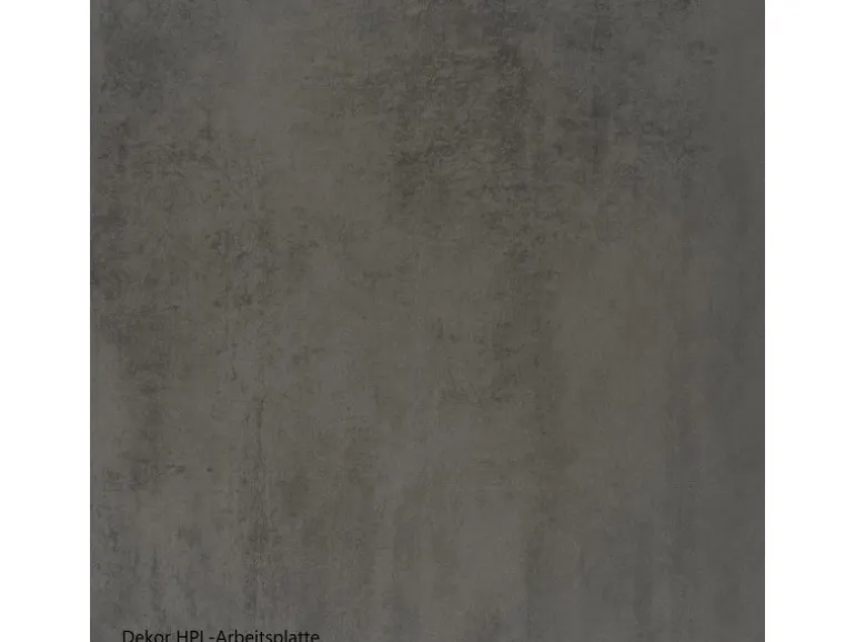 Held Küchen Küchenzeile Gera 360 cm Weiß/Beton ohne E-Geräte