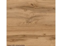 Held Küchen Unterschrank Kempten 60 cm Weiß/Wotan 2 Türen