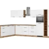 Held Küchen Winkelküche Kempten 360 cm Grau/Graphit mit E-Geräten autark Indukt.