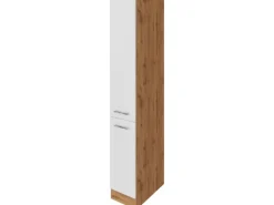 Held Möbel Apothekerschrank Sorrento 30x200x60cm 2 Auszüge Weiß-Wotan.