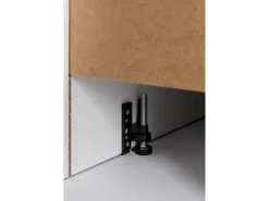 Held Möbel Küchen-Eckschrank Turin 120 cm Wotaneiche/Graphit