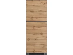 Held Möbel Küchen-Kühlschrankumbauschrank Turin 60 cm Wotaneiche/Graphit