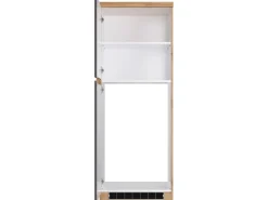 Held Möbel Küchen-Kühlschrankumbauschrank Turin 60 cm Graphit/Wotaneiche