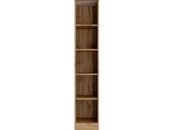 Held Möbel Küchen-Midi-Regal Turin 30 cm Graphit/Wotaneiche