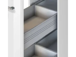 Held Möbel Küchenzeile Mailand 330 cm Weiß Hochglanz-Weiß Matt ohne E-Geräte