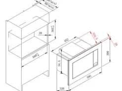 Held Möbel Küchenzeile Mailand 280 cm Weiß Hochglanz-Weiß Matt ohne E-Geräte