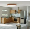 Held Möbel Küchenzeile Sorrento 210 cm Wotaneiche-Wotaneiche Winkel