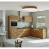 Held Möbel Küchenzeile Sorrento 210/ 270 cm Wotaneiche Winkel