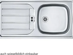 Held Möbel Küchenzeile Sorrento 210/ 270 cm Anthrazit-Wotaneiche Winkel